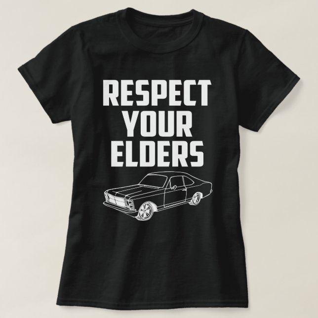 Respektieren Sie Ihre Elders Vauxhall Cavalier Mk  T-Shirt (Design vorne)