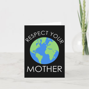 Respektieren Sie Ihre Mutter Rett unser Geschenk d Karte