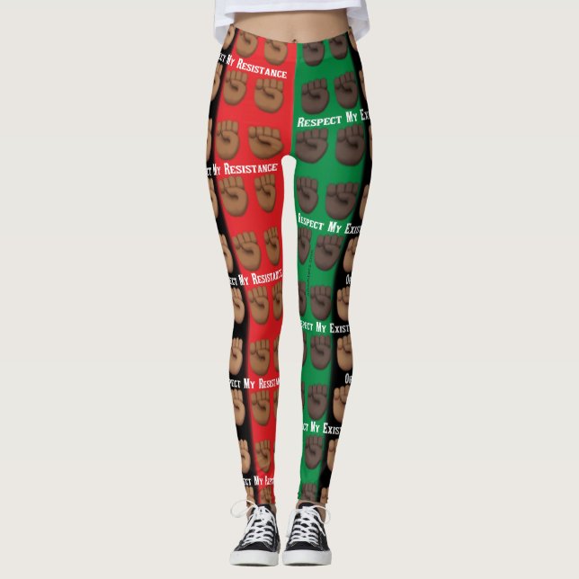 Respektieren Sie meine Existenz oder erwarten Sie  Leggings (Vorderseite)
