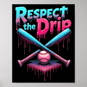 Respektiert den Tropfen Bysebyll Home Plate Drip B Poster