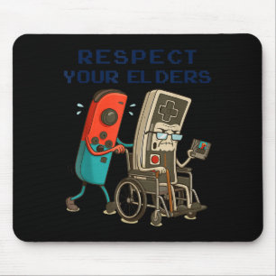 Respektiert eure Ältesten Retro-Gaming-Kontrolle G Mousepad