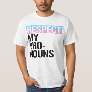 Respektiert meine Pronomen T-Shirt