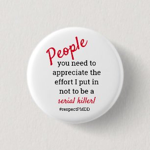 #respektivePMDD.  Serienmörder-Witz des Girl-Power Button
