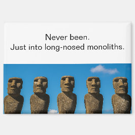 Respektlose Osterinsel-Tourist-Kühlschrank Magnet