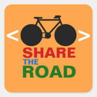 Respektzeichen für Radfahrer