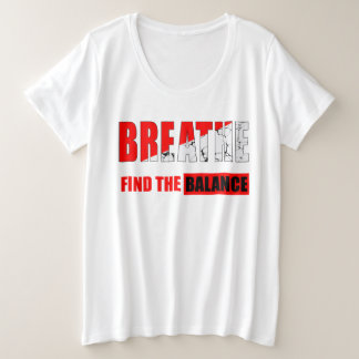 Respira y encuentra el equilibrio Camiseta Große Größe T-Shirt