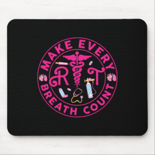 Respiratorische Therapeuten machen jeden Atemzähle Mousepad
