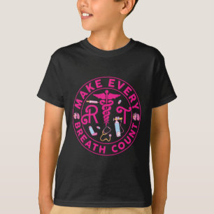 Respiratorische Therapeuten machen jeden Atemzähle T-Shirt