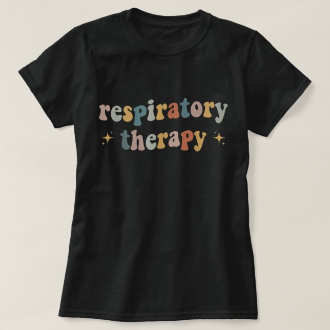 Respiratorische Therapie RT Therapeutin lustige RT T-Shirt (Design vorne)