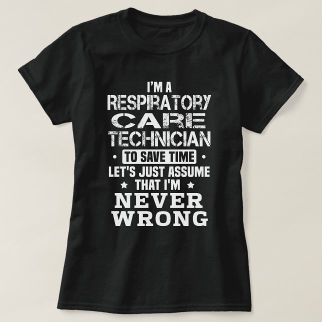 Respiratorischer Arzt T-Shirt (Design vorne)
