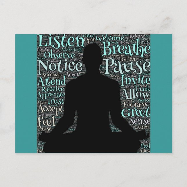 Respirez simplement la carte postale (Devant)