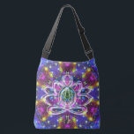 Resplendent Zen Lotus Tragetaschen Mit Langen Trägern<br><div class="desc">In a stellar kaleidoscope the spirit of the Zen Lotus centers its energy. Center your energy and become as one with this cosmic tote of the new age. Pack your bag with your mat and block and blanket and head for the ashram to do your practice. Perfect for all your...</div>