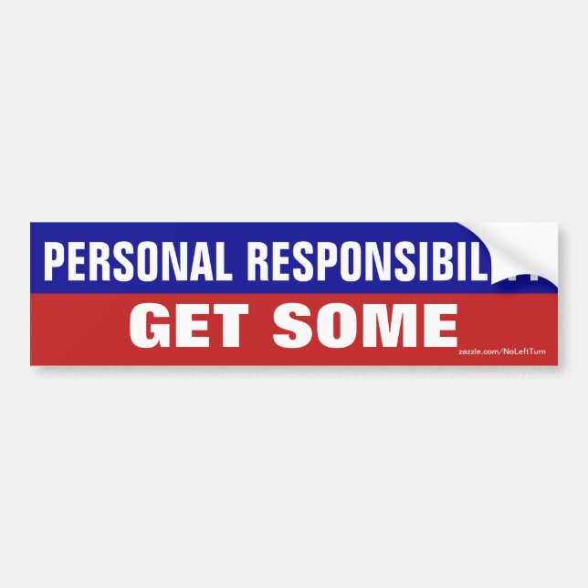 Responsabilité personnelle Obtenez un Sticker de p (Devant)