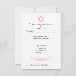 Response Card RSVP Karte