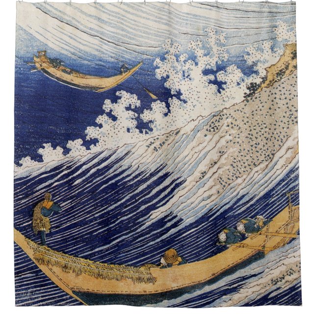 Ressacs par le rideau en douche de Hokusai (Devant)