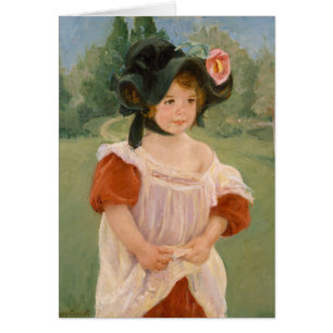 Ressort : Margot se tenant dans un jardin 1900