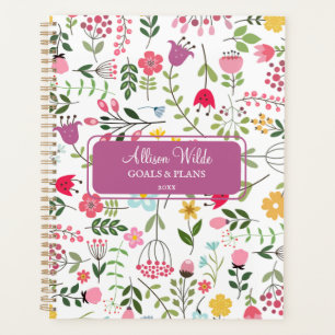 Ressort pour Fleur sauvage motif Floral blanc pour