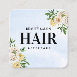 Ressort Prolongation des cheveux Carte de soins po