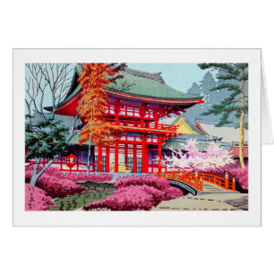 Ressort rouge japonais frais Asano Takeji de