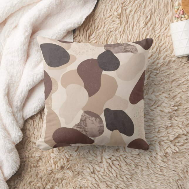 Rest Is Productive Throw Pillow | Cozy Neutral Kissen (Decke)