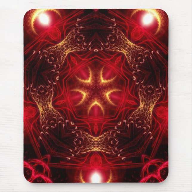 Restaro Fraktal Geometru Fraktal Art Mousepad (Vorne)