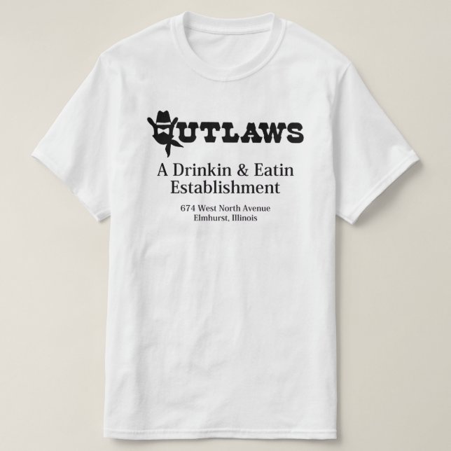 Restaurant & Bar, Elmhurst, IL T-Shirt (Design vorne)