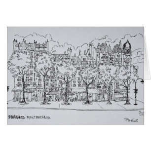 Restaurant Boulevard Montparnasse Paris, France