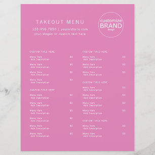 Restaurant Catering Rosa Berry Logo Menü