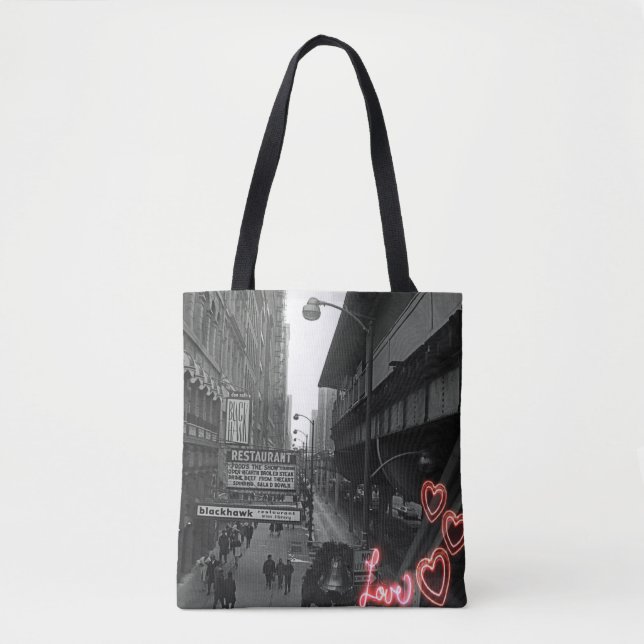 Restaurant Chicago Blackhawk in den 1960er Jahren  Tasche (Vorderseite)