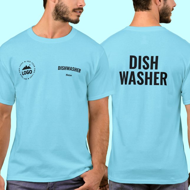 Restaurant Dishwasher Uniform T-Shirt Personalized (Von Creator hochgeladen)
