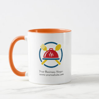 Restaurant-Geschäftslogo-Tasse Tasse
