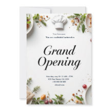 Restaurant Grand Opening Einladung