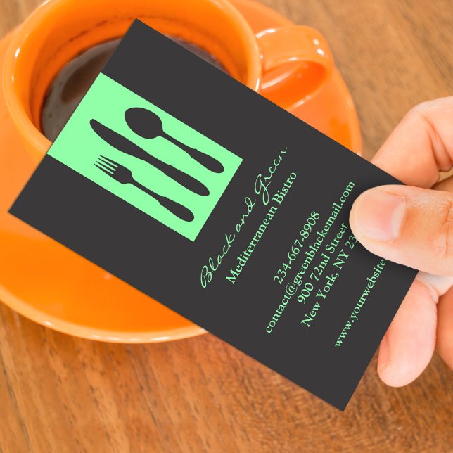Restaurant Koch Catering Business Card Visitenkarte (Von Creator hochgeladen)