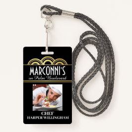 Restaurant Koch Lanyard Abzeichen Ausweis