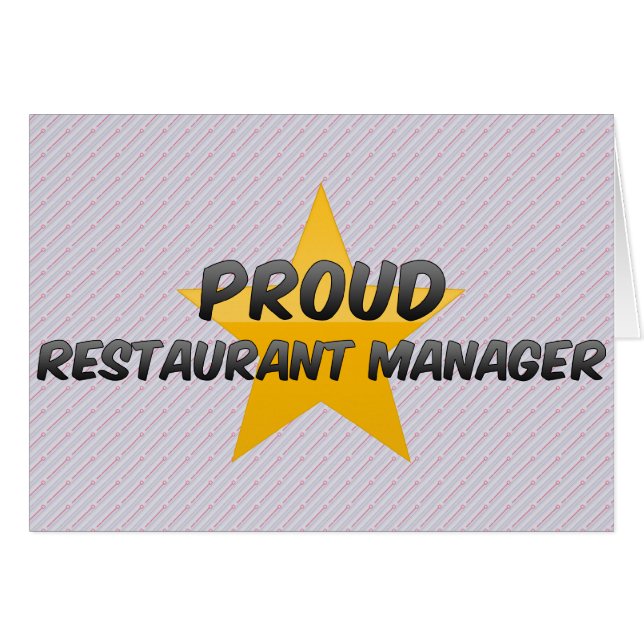 Restaurant-Manager (Vorderseite (Horizontal))