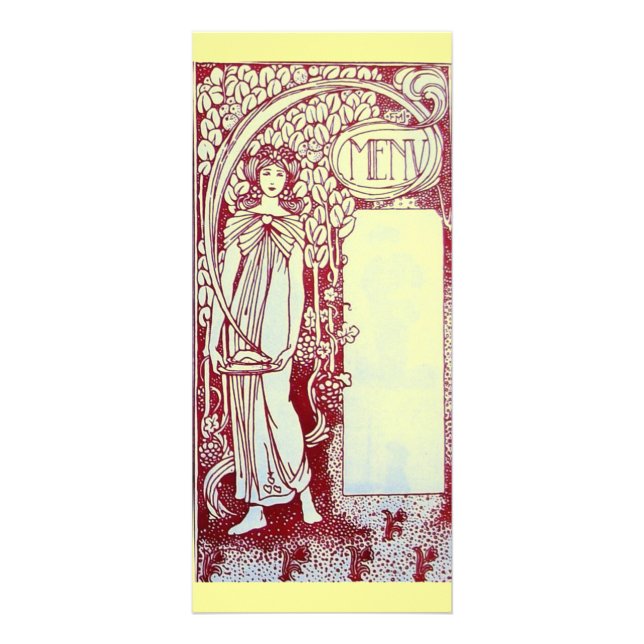 RESTAURANT MENU 2 RACK CARD WERBEKARTE (Vorne)