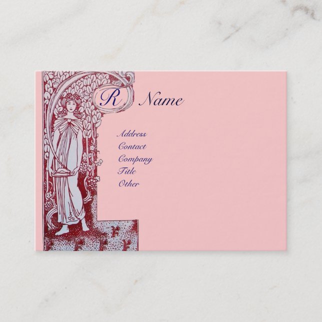 RESTAURANT MONOGRAM 2 VISITENKARTE (Vorderseite)