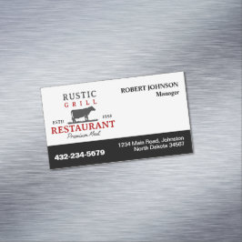 Restaurant oder andere Magnetkarten Magnetische Visitenkarte