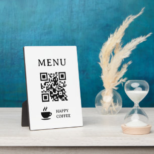 Restaurant-QR-Code-Menü 5" x 7" Fotoplatte
