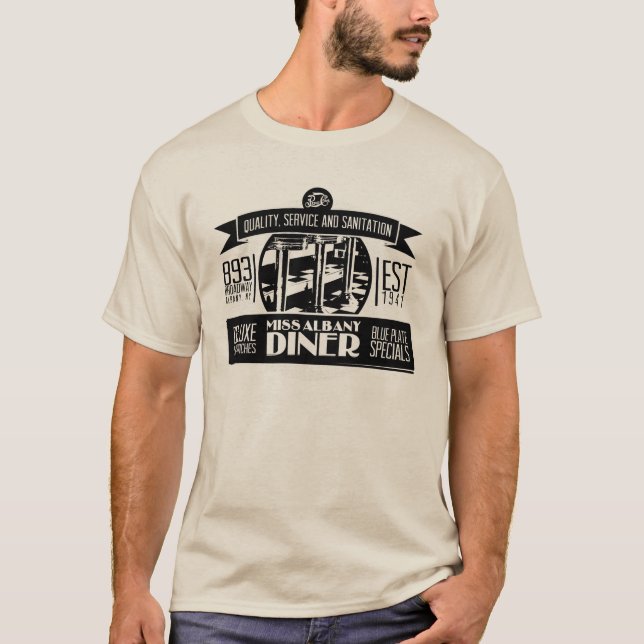 Restaurant-Retro-Vintager T - Shirt (Vorderseite)