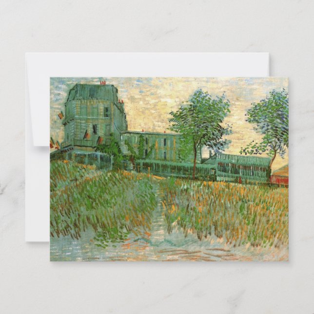 Restaurant Sirene, Asnières von Vincent van Gogh (Vorderseite)