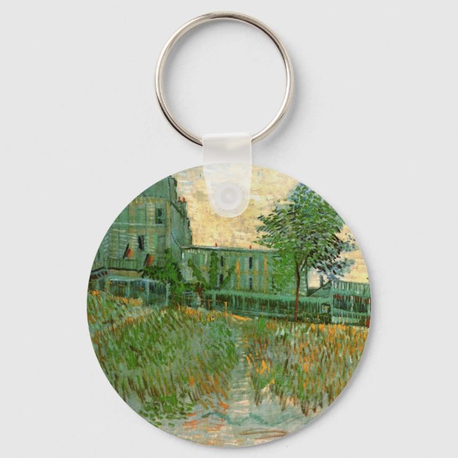 Restaurant Sirene, Asnières von Vincent van Gogh Schlüsselanhänger (Vorderseite)