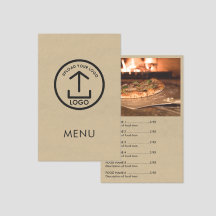 Restaurant Speisekarte Preisliste Rustikale Handwe