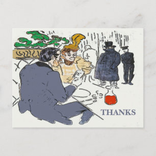 Restaurant Szene Danke, Postkarte