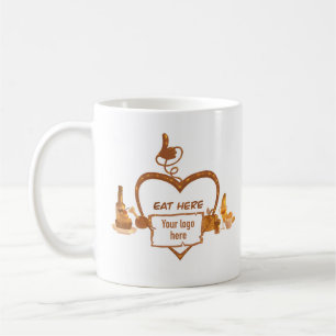 Restaurant Tasse Ihr Logo hier