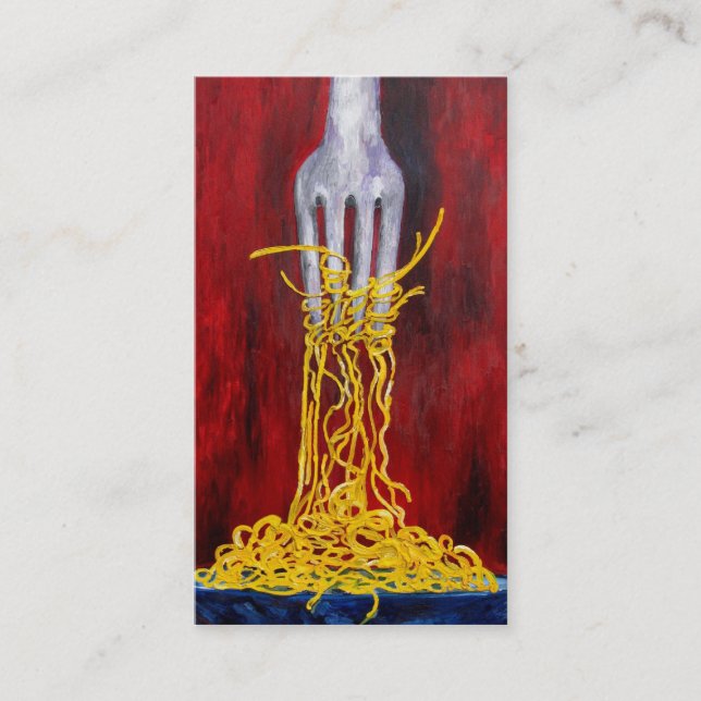 Restaurantgewerbekarte Visitenkarte (Vorderseite)