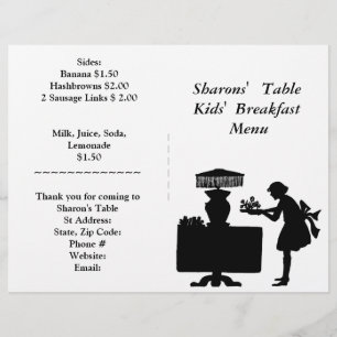 Restaurants, Enfants Menu Personnaliser