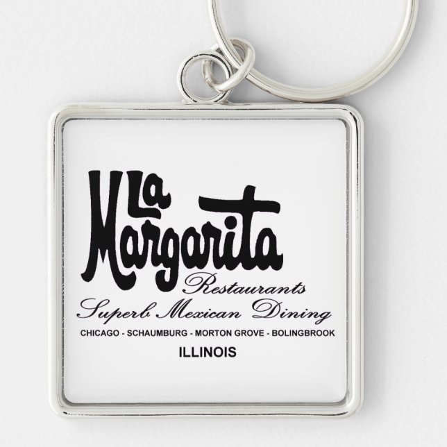 Restaurants La Margarita in Illinois Schlüsselanhänger (Vorne)