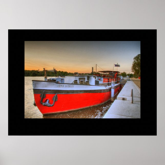 Restaurantservice "John Barnett" Poster (Vorne)