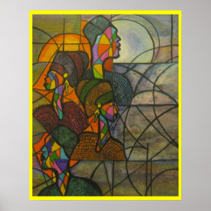 "Restaurierung" Aquarelldruck Poster
